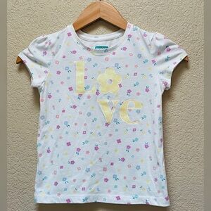 Girl Kids Garanimals Floral Print T-Shirt Size-8